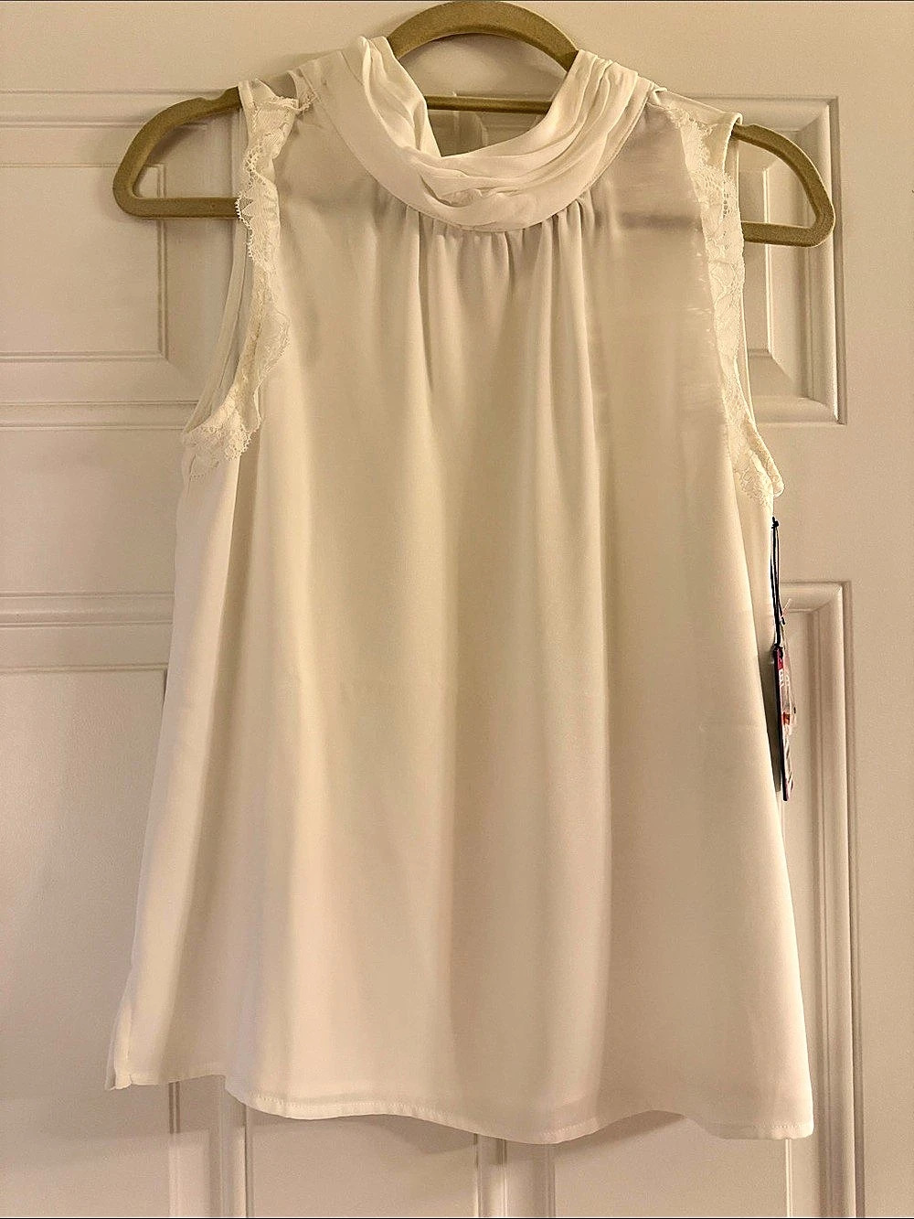 Vince Camuto Daisy Daze Blouse White Size Small